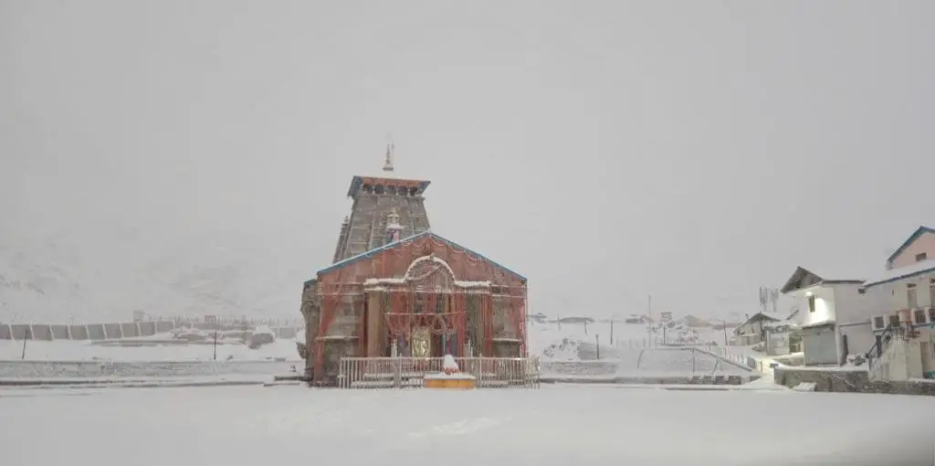 snowfall in uttarakhand kedarnath, Kedarnath Opening Date 2022 