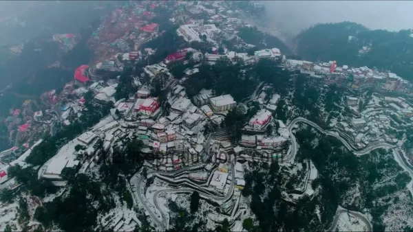 Snowfall in Uttarakhand Mussoorie, Uttarakhand Snowfall Places