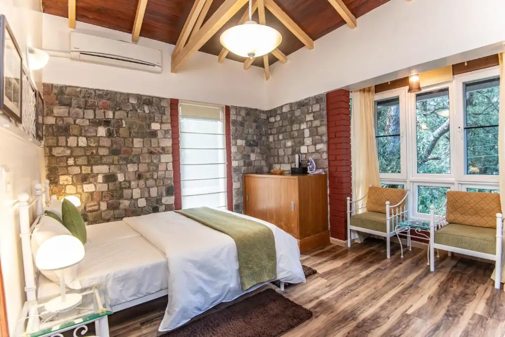 Superior Double or Twin Room with Mountain View in Sakley’s Cottages Nainital